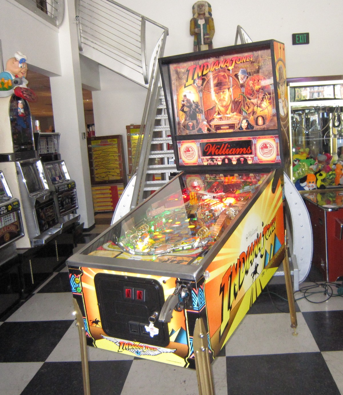 indiana jones pinball machine for bars