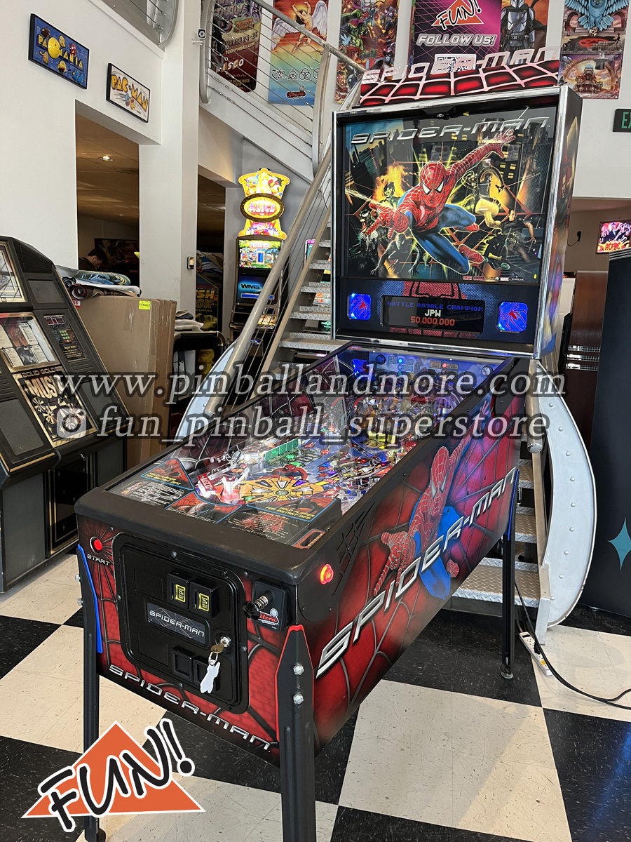 Spider-Man Pinball Machine *