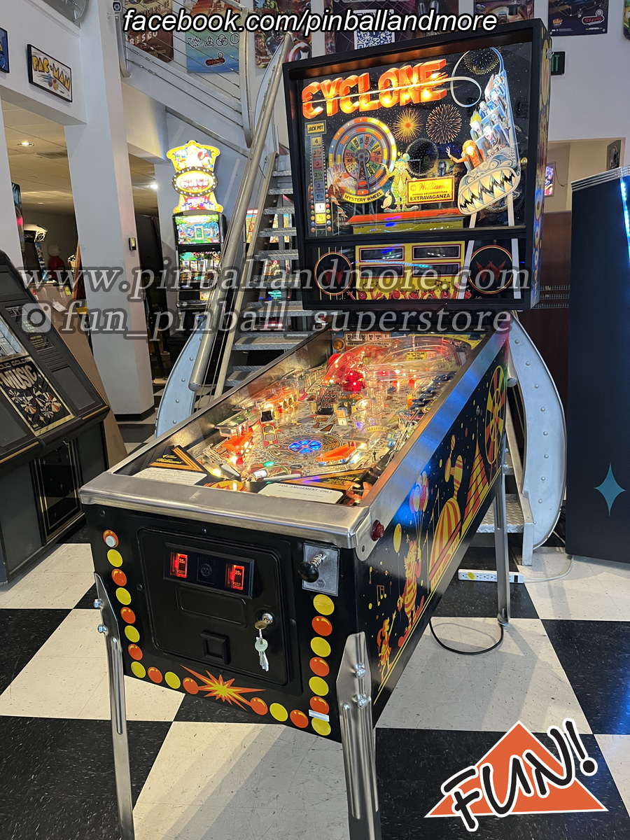 Buy Cyclone pinball machine Online - Pinball Machines for Sale