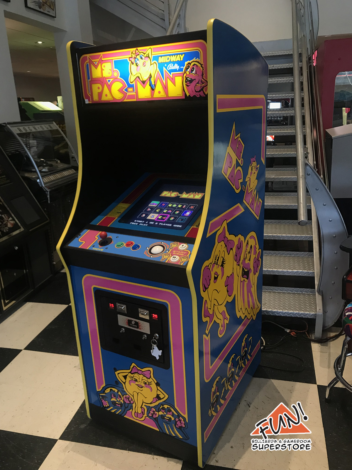 Ms Pac Man Arcade Game Originalfully Restoredmultigame Fun