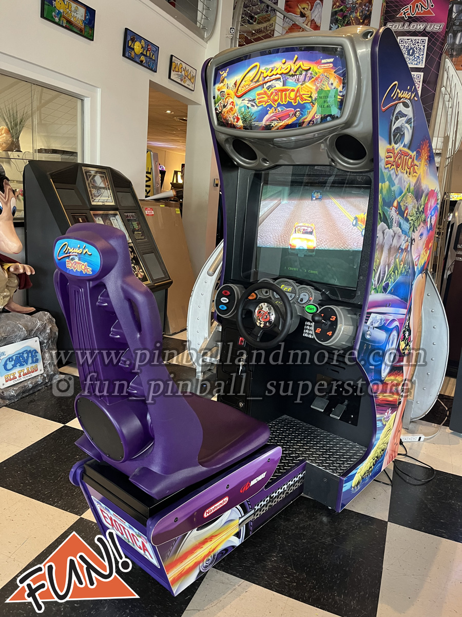 Cruis'n Exotica - Midway/Nintendo Arcade Driving Game - Arcade Gallery
