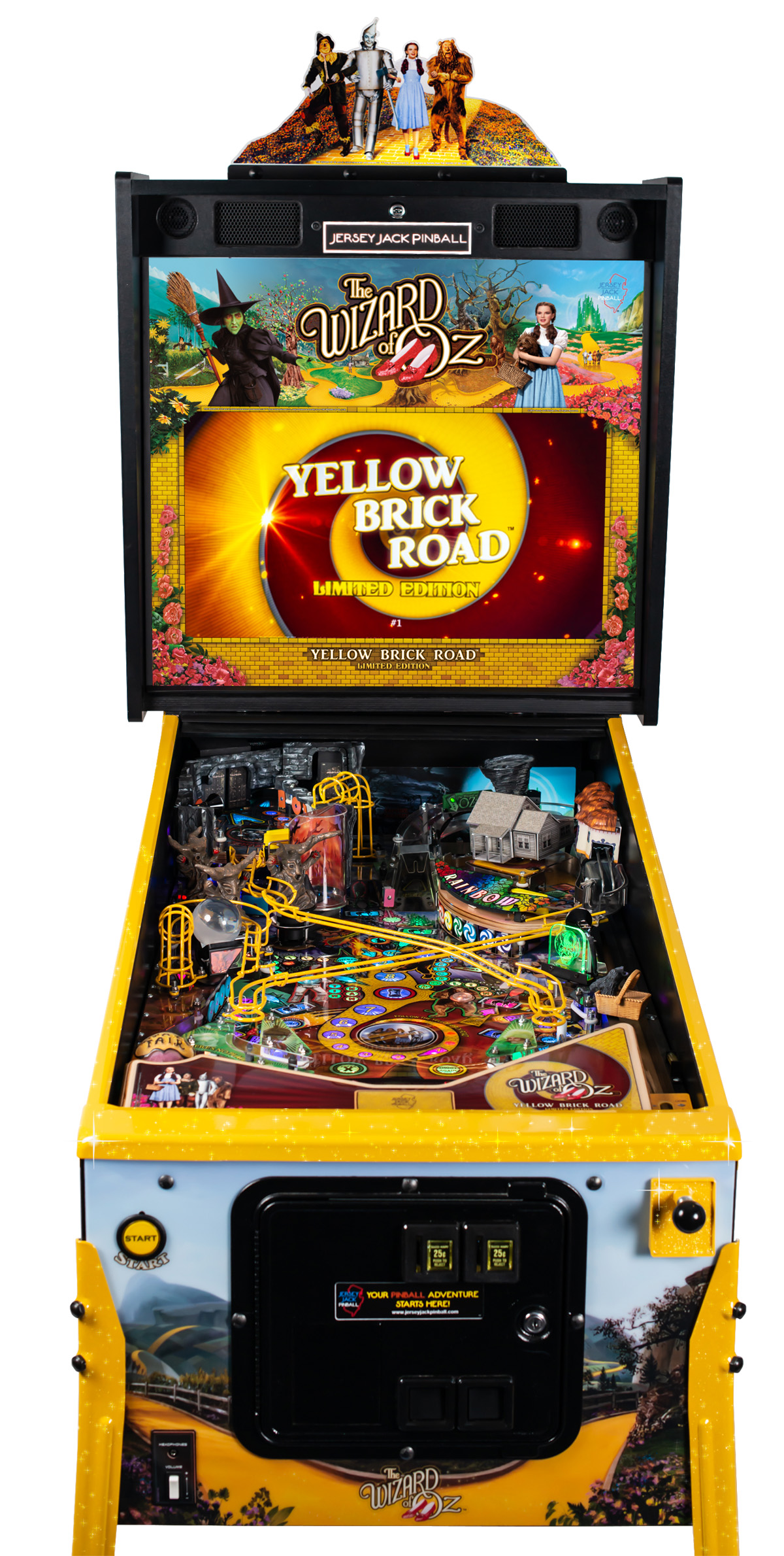 Wizard of Oz (Yellow Brick Road – Limited Edition) Pinball Machine 