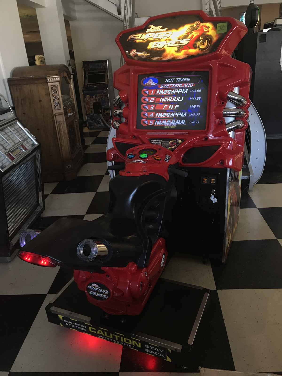 fast and furious super bikes arcade cabinet part #813 